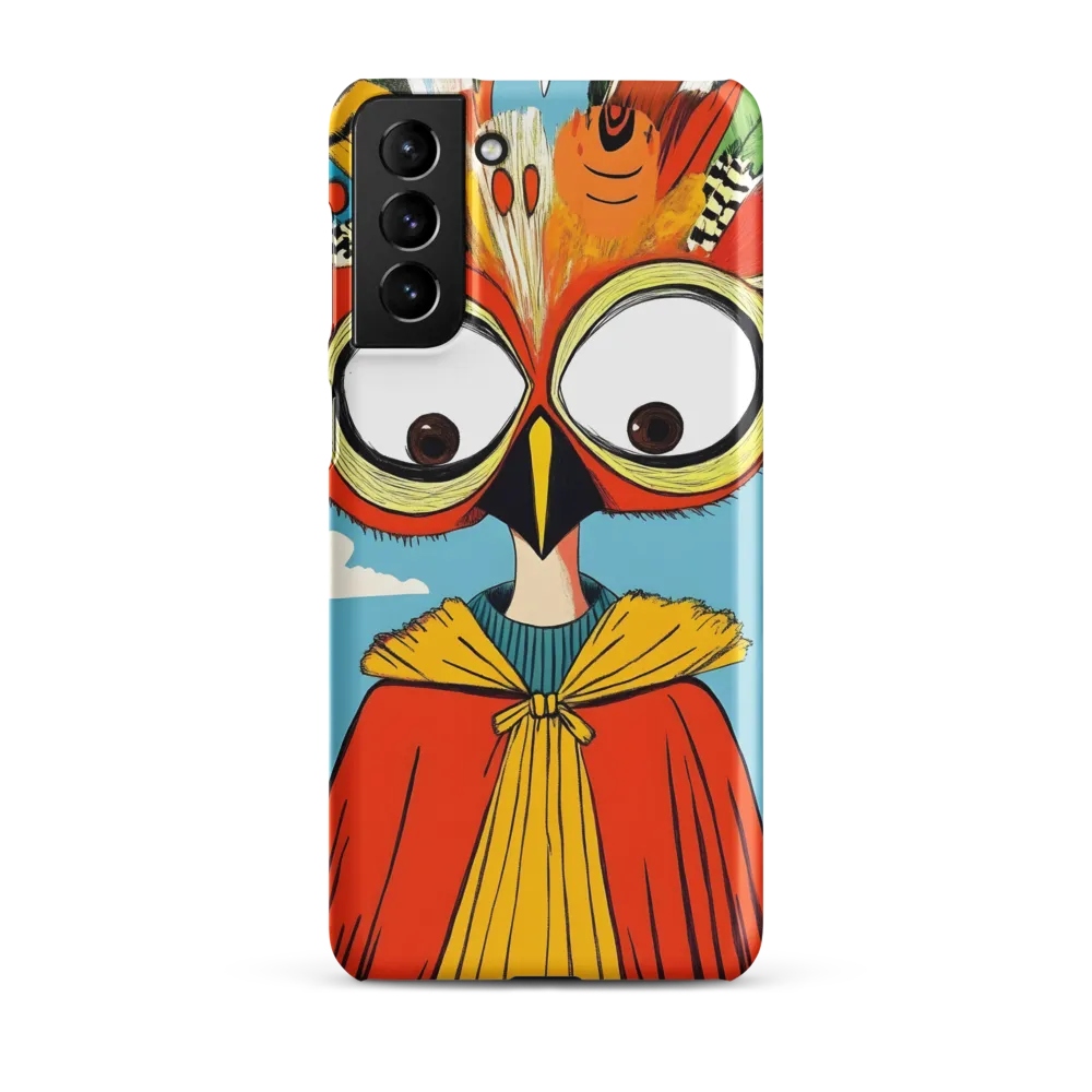 A Whimsical Encounter: The Owl-Human Fusion