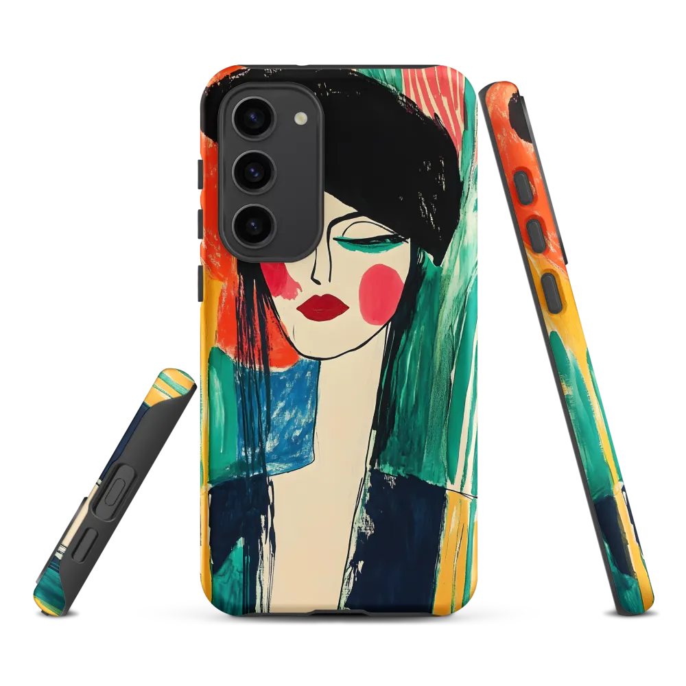 Portrait of Confidence | Phone Case |  S23 Plus | Tough Case | Matte