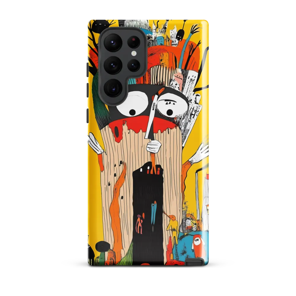The Whimsical Tree of Imagination | Phone Case |  S22 Ultra | Tough Case | Glossy