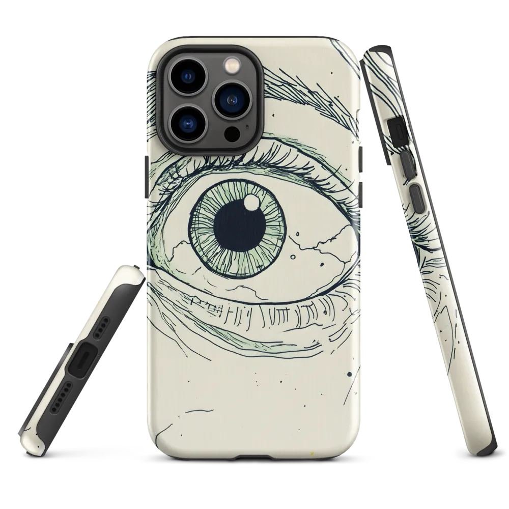 Observant Gaze | Phone Case |  13 Pro Max | Tough Case | Glossy