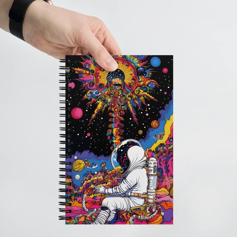 Cosmic Wonder: An Astronaut's Journey Through Color | Spiral Notebook