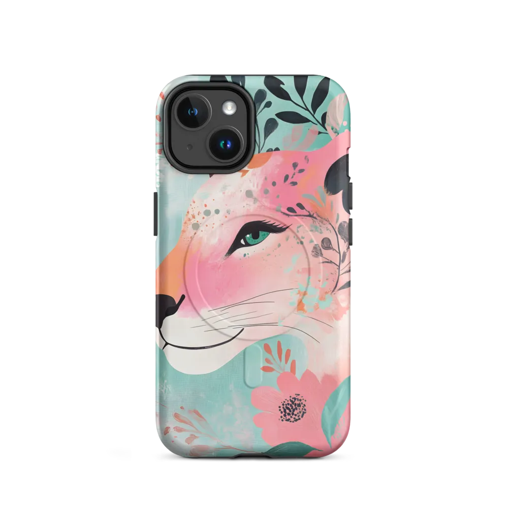 Whimsical Majesty: A Floral Lion