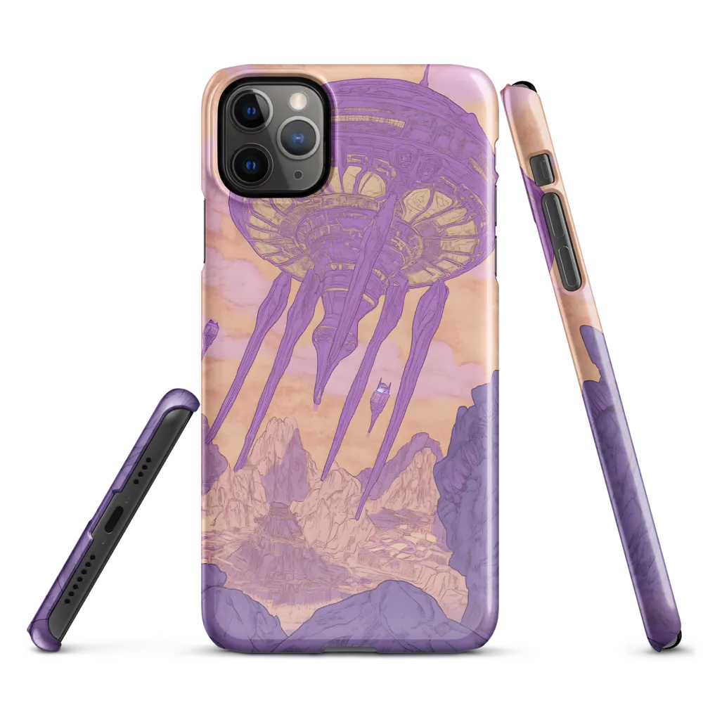 Elevated Serenity in a Futuristic Realm | Phone Case |  11 Pro Max | Snap Case | Glossy