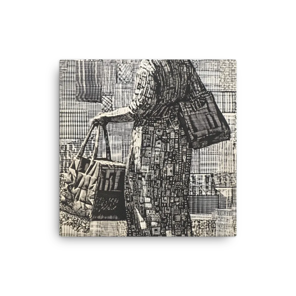 Urban Reflections: A Shopping Narrative | Thin Canvas | 16″×16″