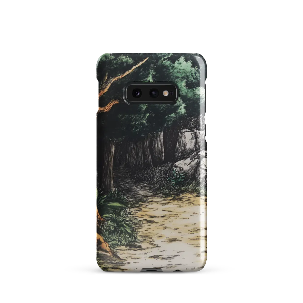 Pathway Through Nature's Embrace | Phone Case |  S10e | Snap Case | Glossy