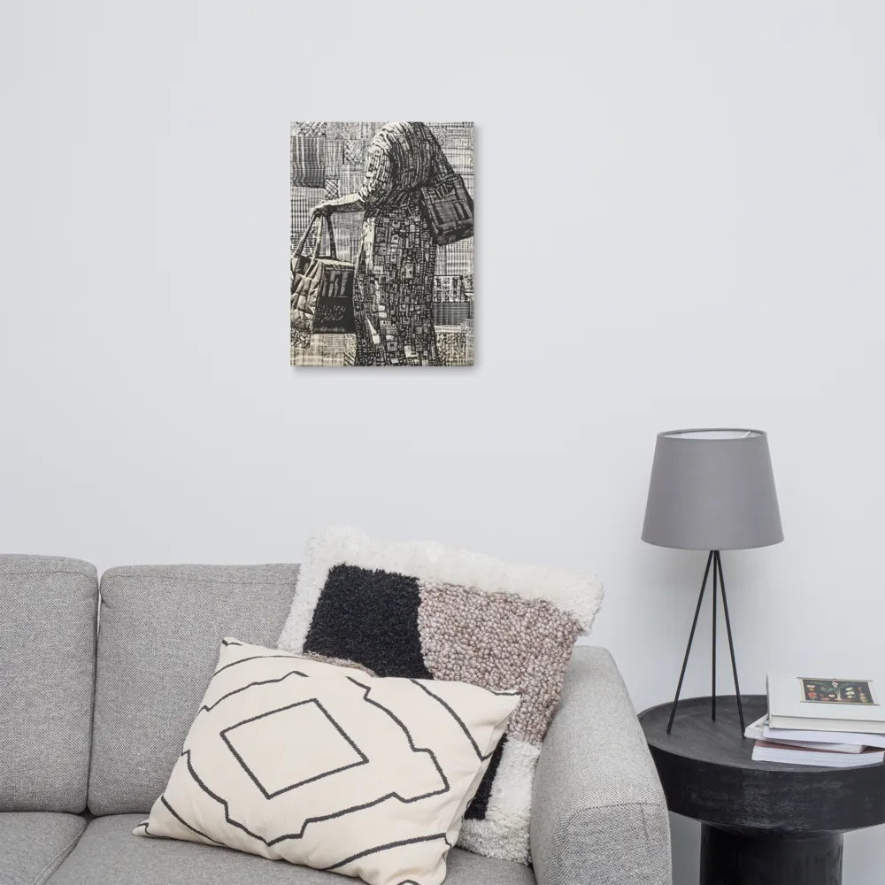 Urban Reflections: A Shopping Narrative | Canvas | 18″×24″
