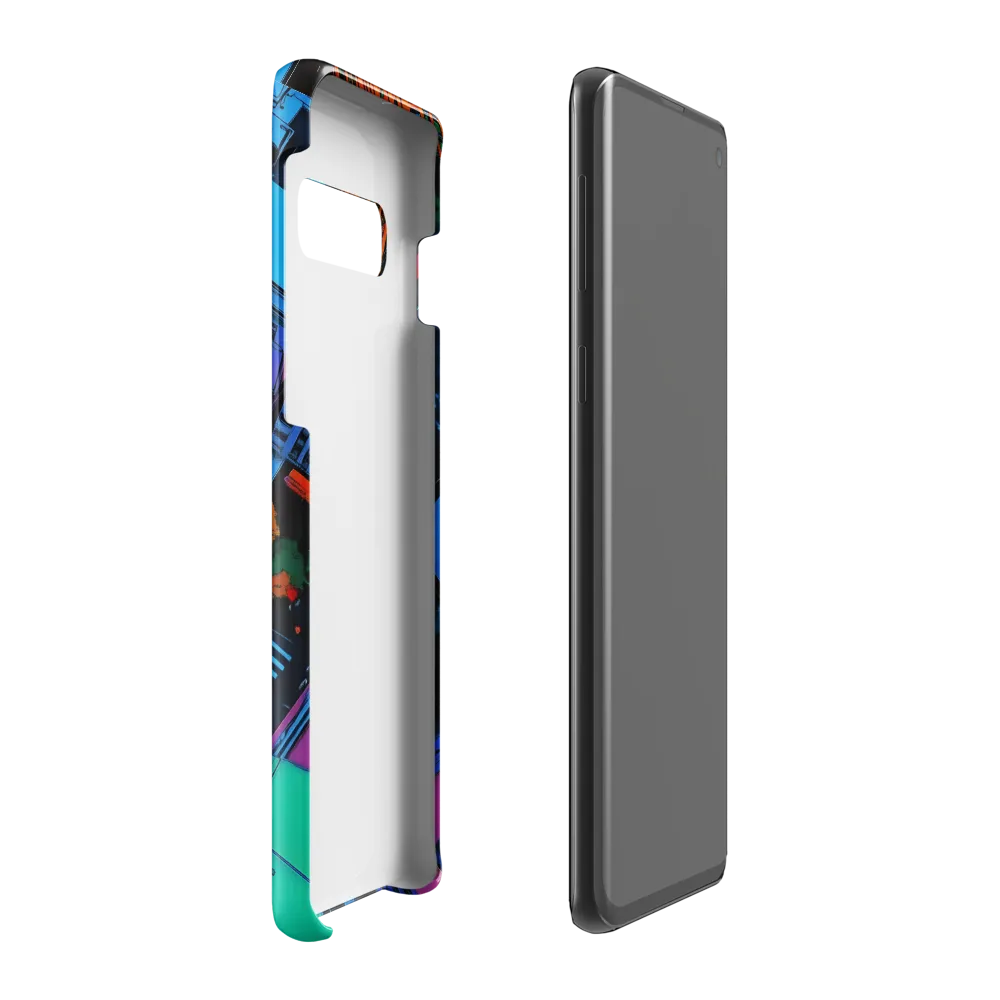 Neon Urban Dreamscape | Phone Case |  S10 Plus | Snap Case | Glossy