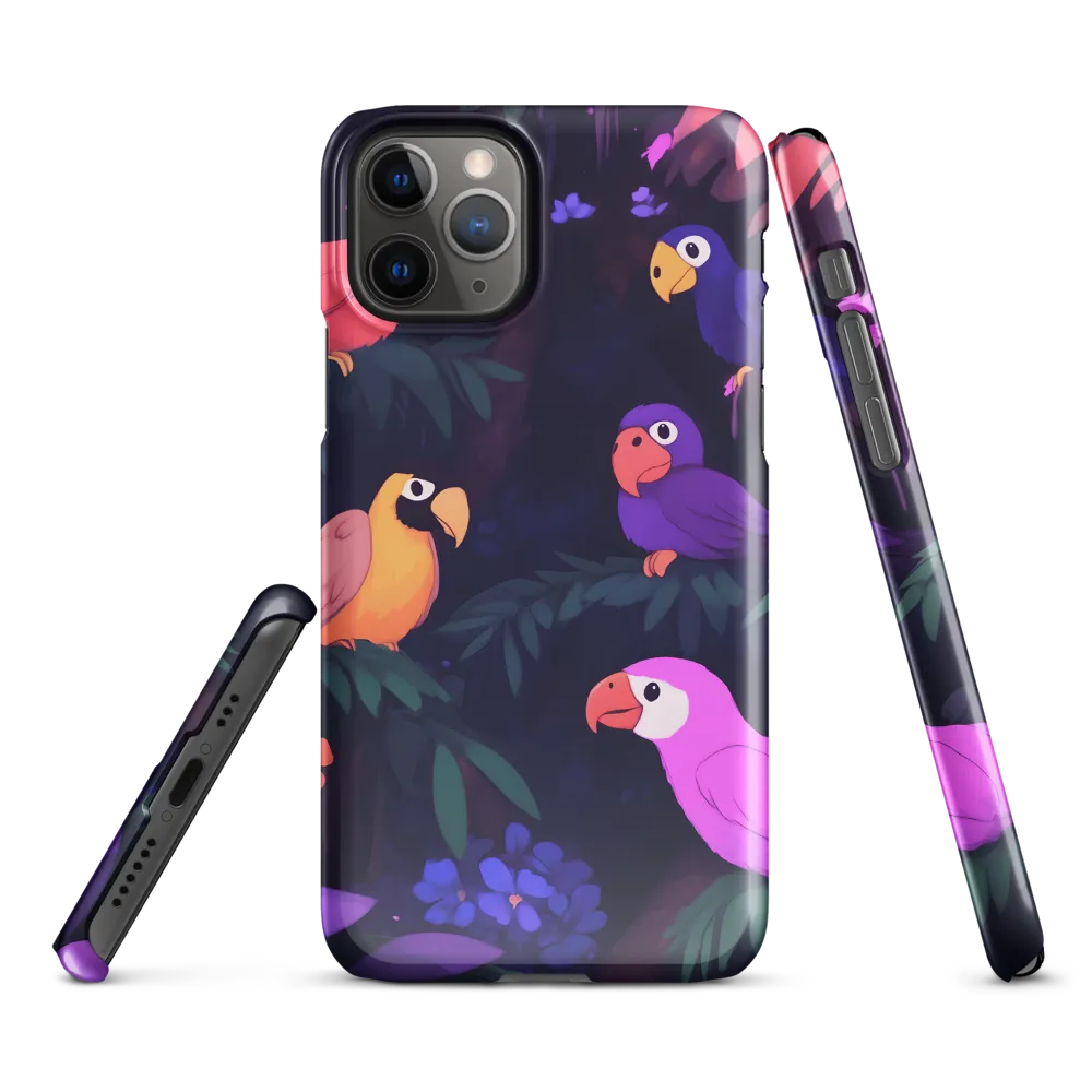 Tropical Parrot Playground | Phone Case |  11 Pro | Snap Case | Glossy