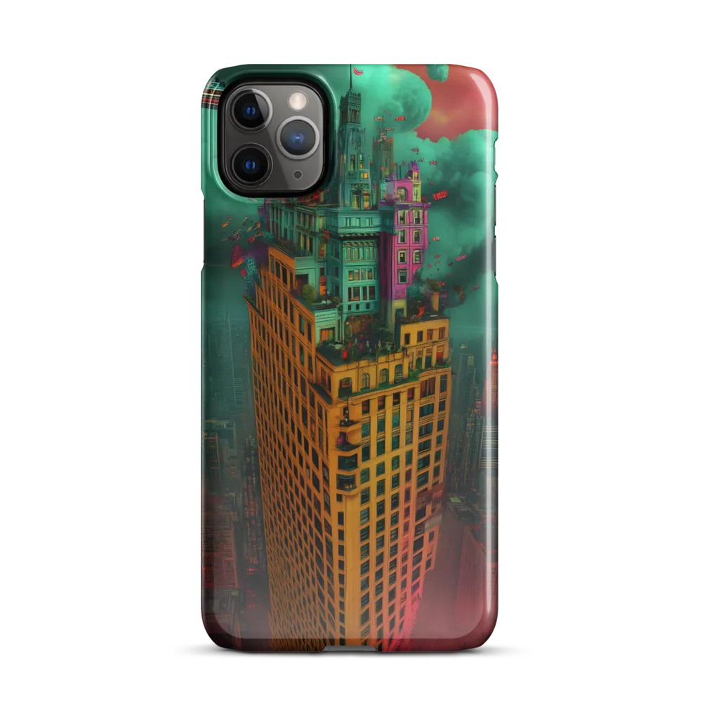 Architectural Dreams: A Surreal Cityscape | Phone Case |  11 Pro Max | Snap Case | Glossy