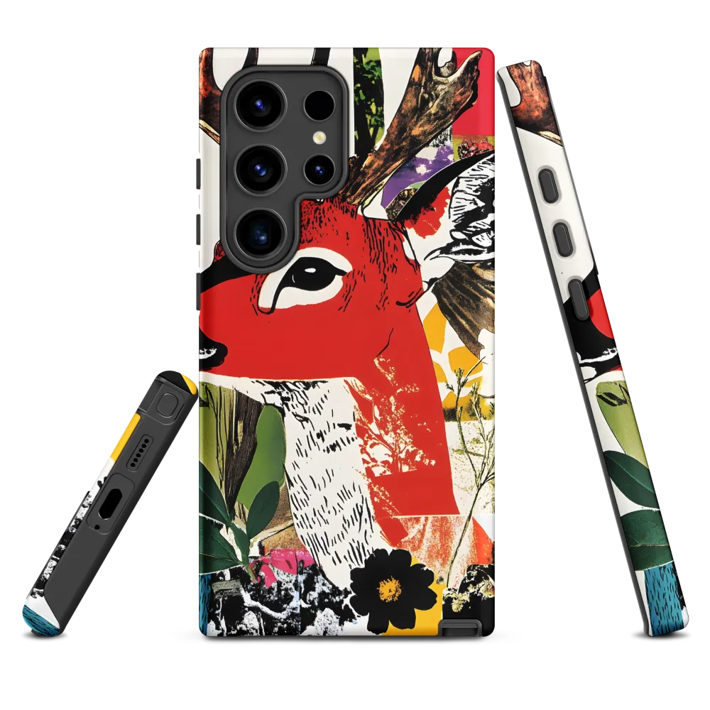 Vibrant Harmony: The Deer in Nature | Phone Case |  S24 Ultra | Tough Case | Matte