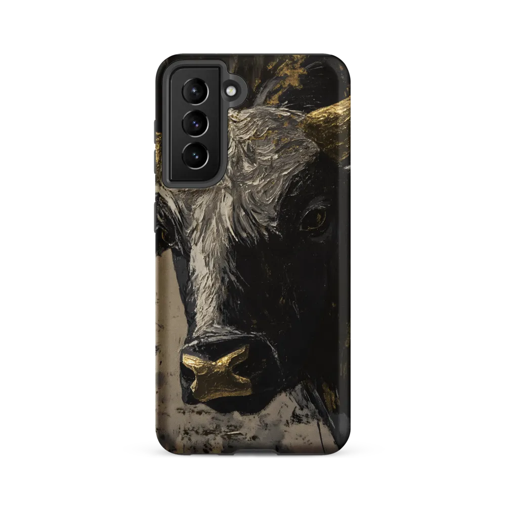 Majestic Bull: The Power in Black and Gold