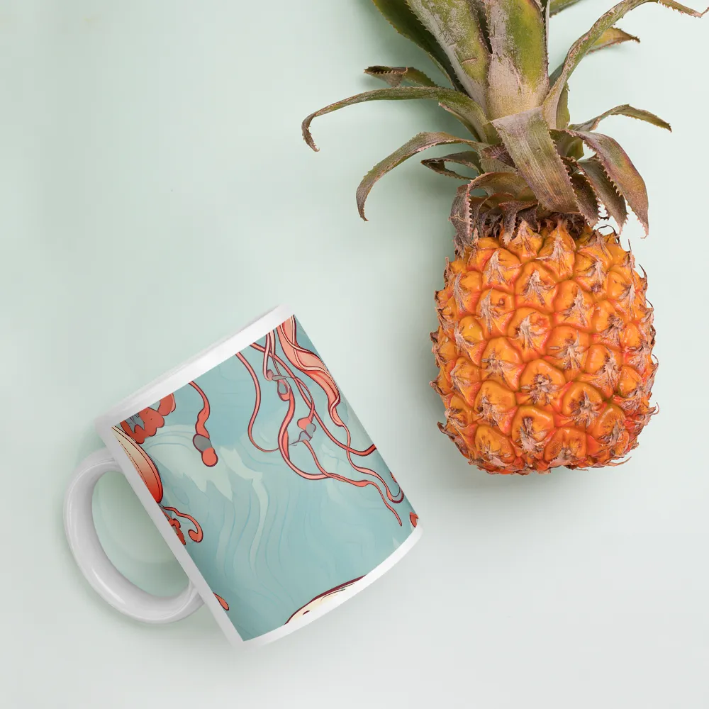 Ethereal Dance of Jellyfish | Mugs | Multiple Sizes & Colors