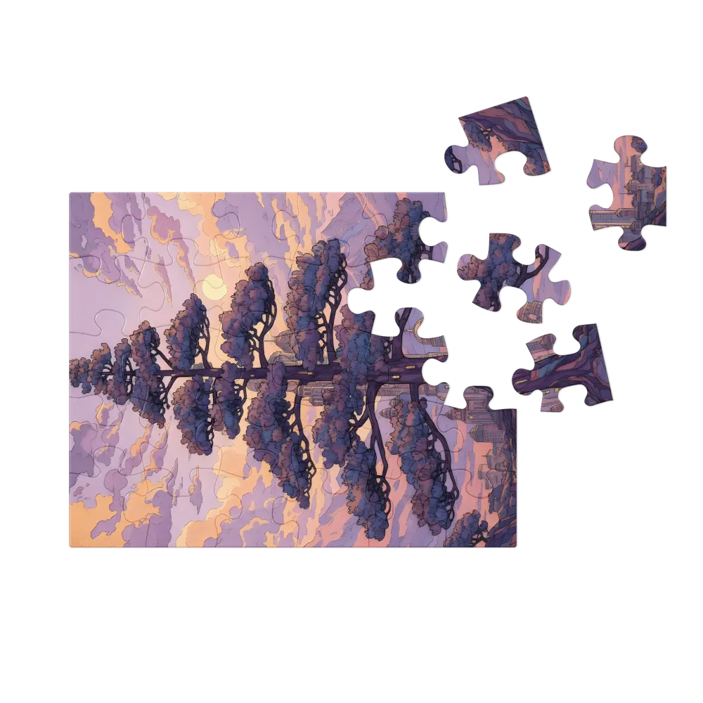 Tree of the City 
 Jigsaw Puzzle in Tin Box