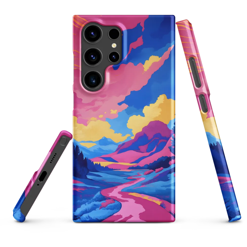 Dreamscape: The Serene River | Phone Case |  S24 Ultra | Snap Case | Matte
