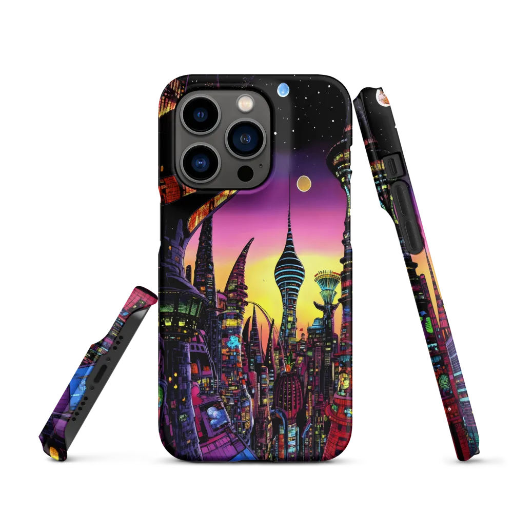 Futuristic Cityscape at Dusk