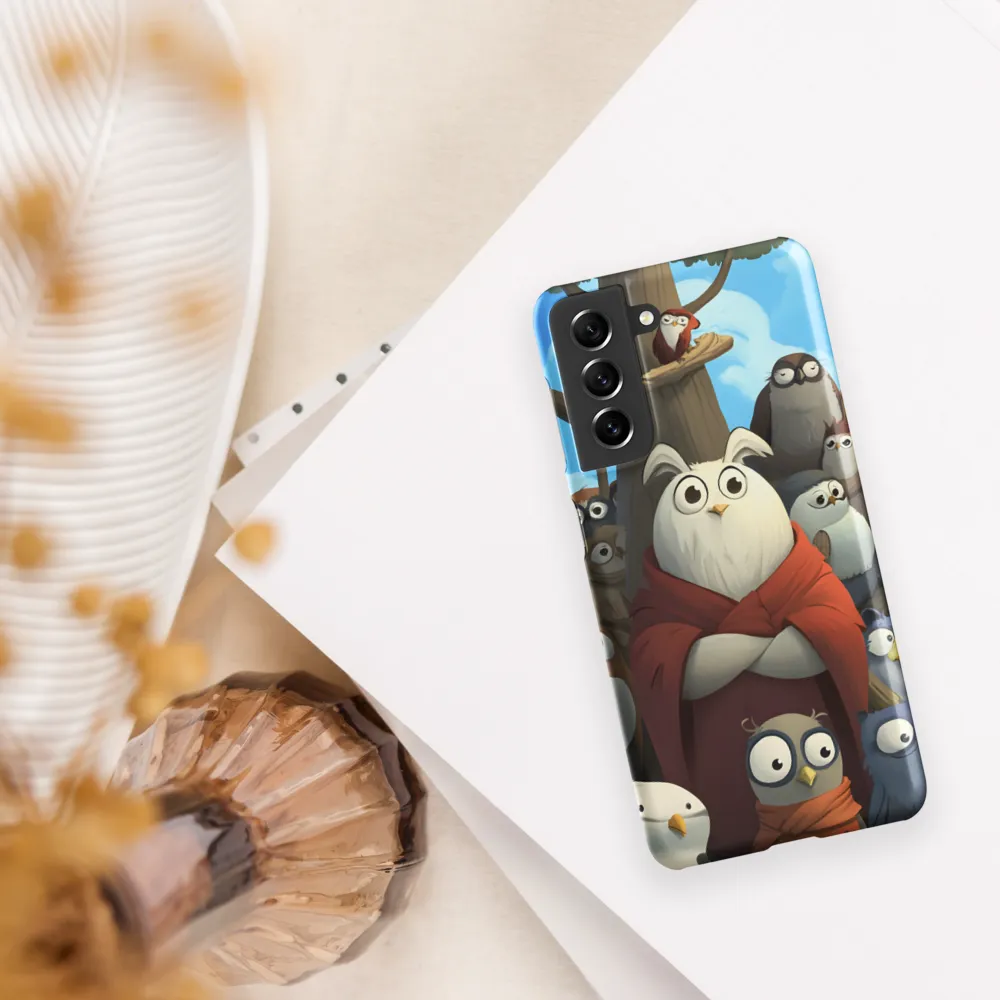 The Gathering of Owls | Phone Case |  S21 | Snap Case | Matte