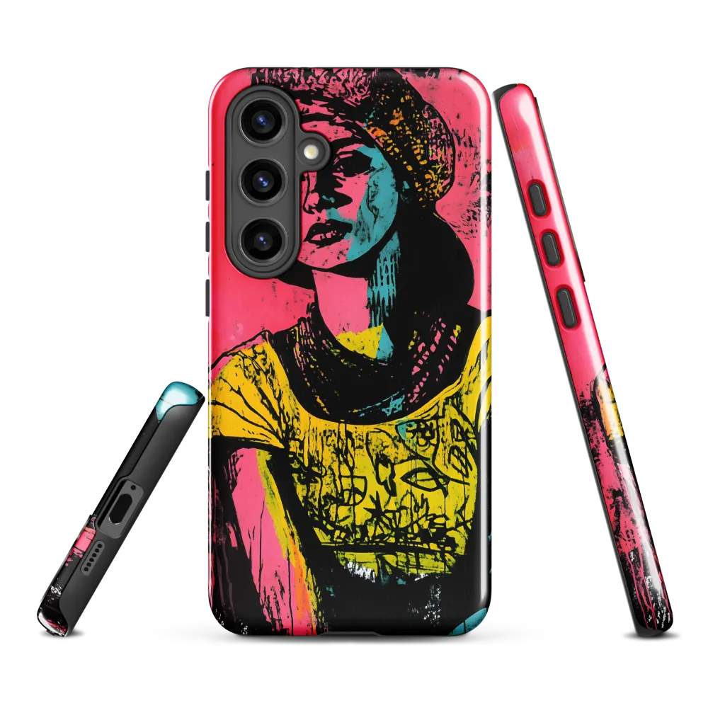 Urban Elegance: A Graffiti Portrait