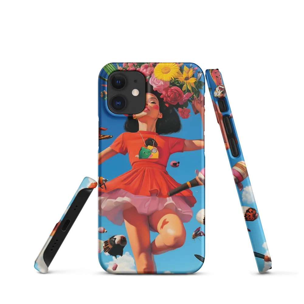 Joyful Whimsy | Phone Case |  12 Mini | Snap Case | Matte