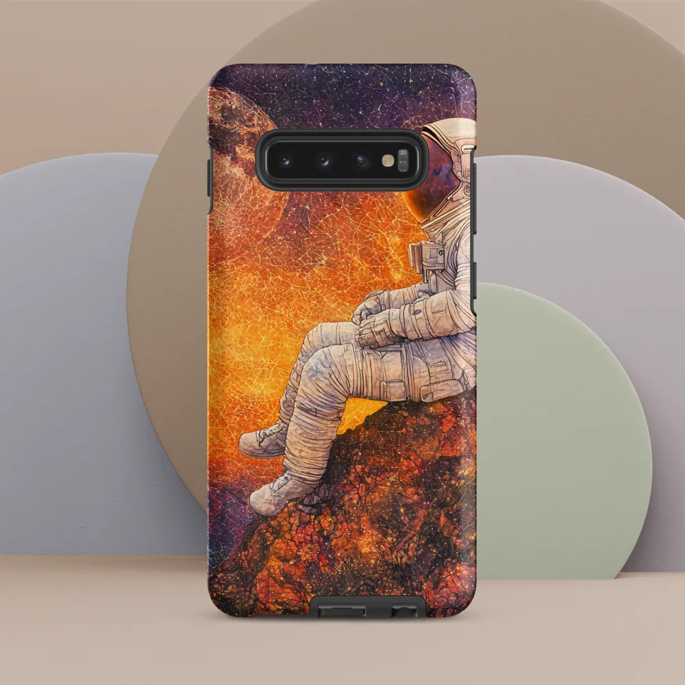 Cosmic Contemplation | Phone Case |  S10 Plus | Tough Case | Matte