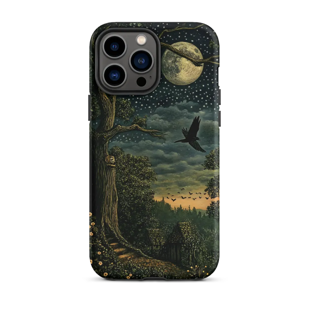 Mystical Nightscape Under the Full Moon | Phone Case |  13 Pro Max | Tough Case | Matte