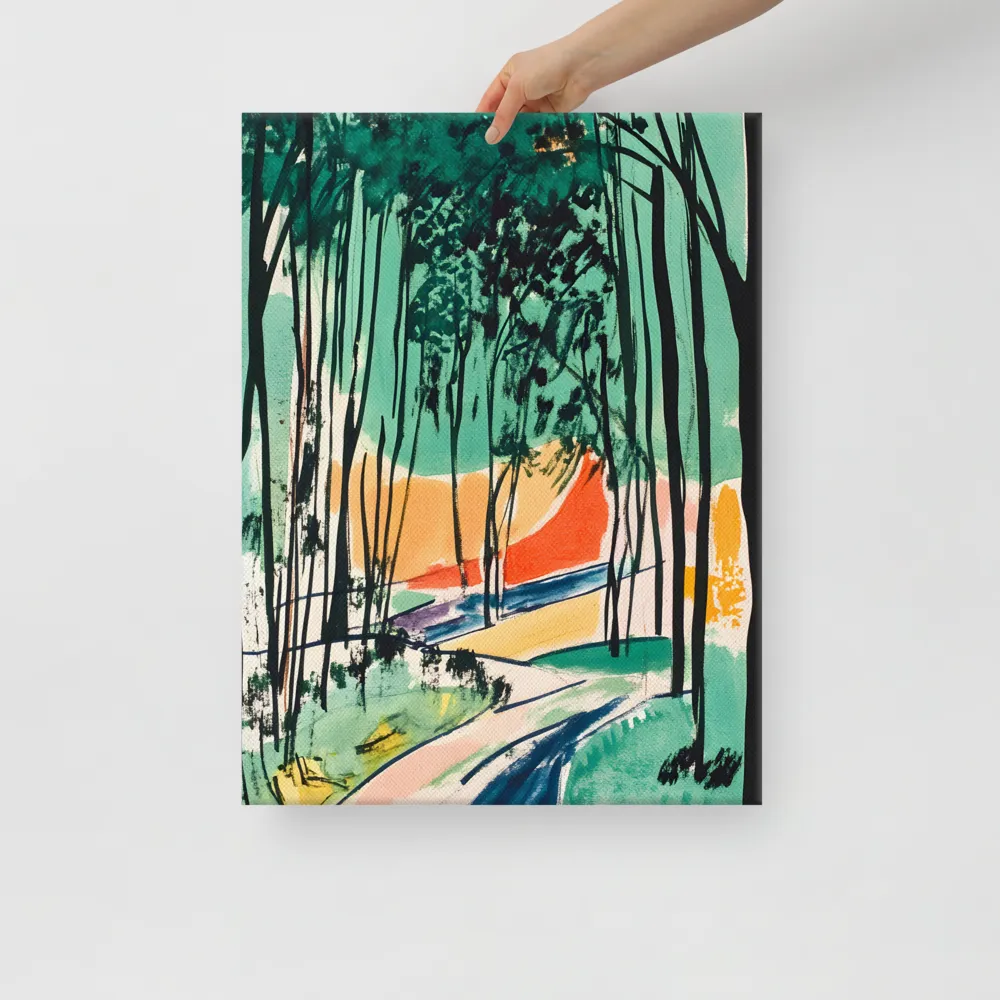 Winding Path Through the Forest | Canvas | 18″×24″