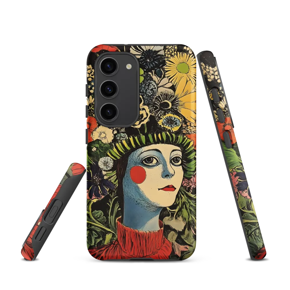 Floral Whimsy: A Portrait of Nature's Embrace
