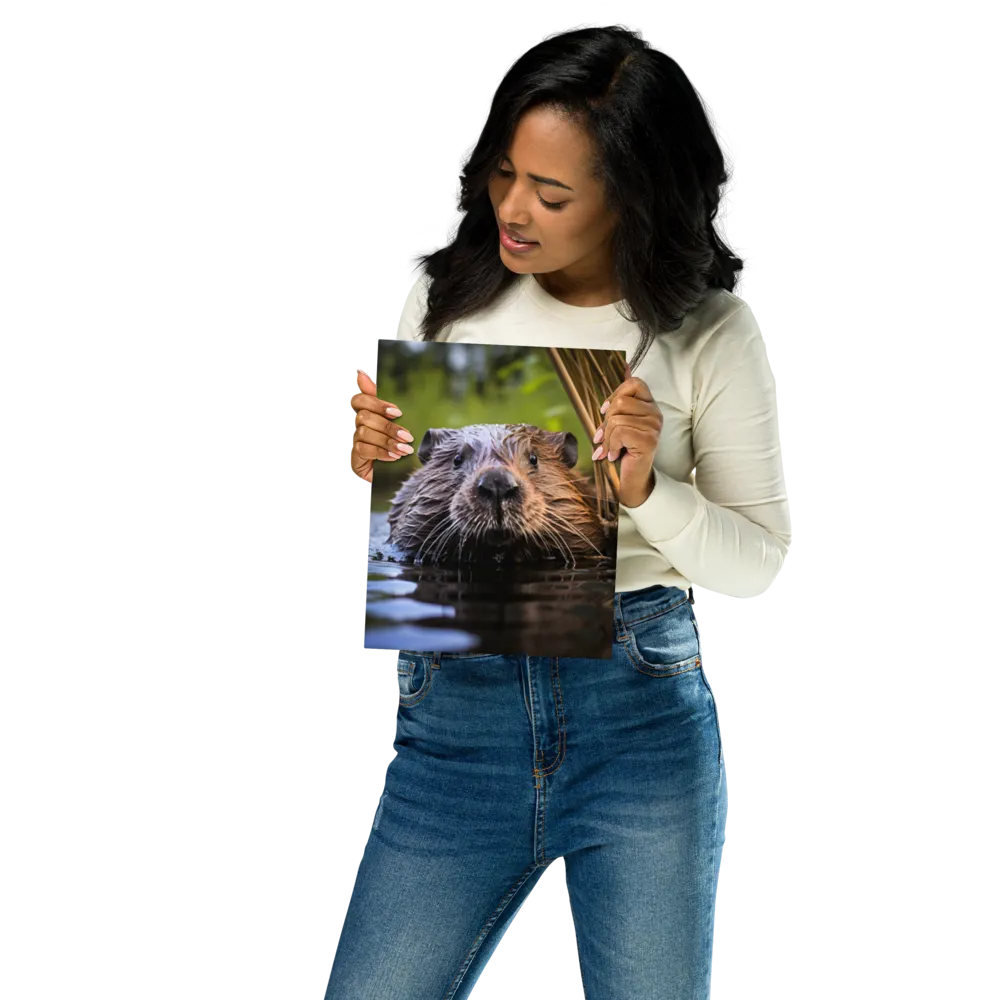 Emergence of the Beaver | Metal Print | 8″×10″