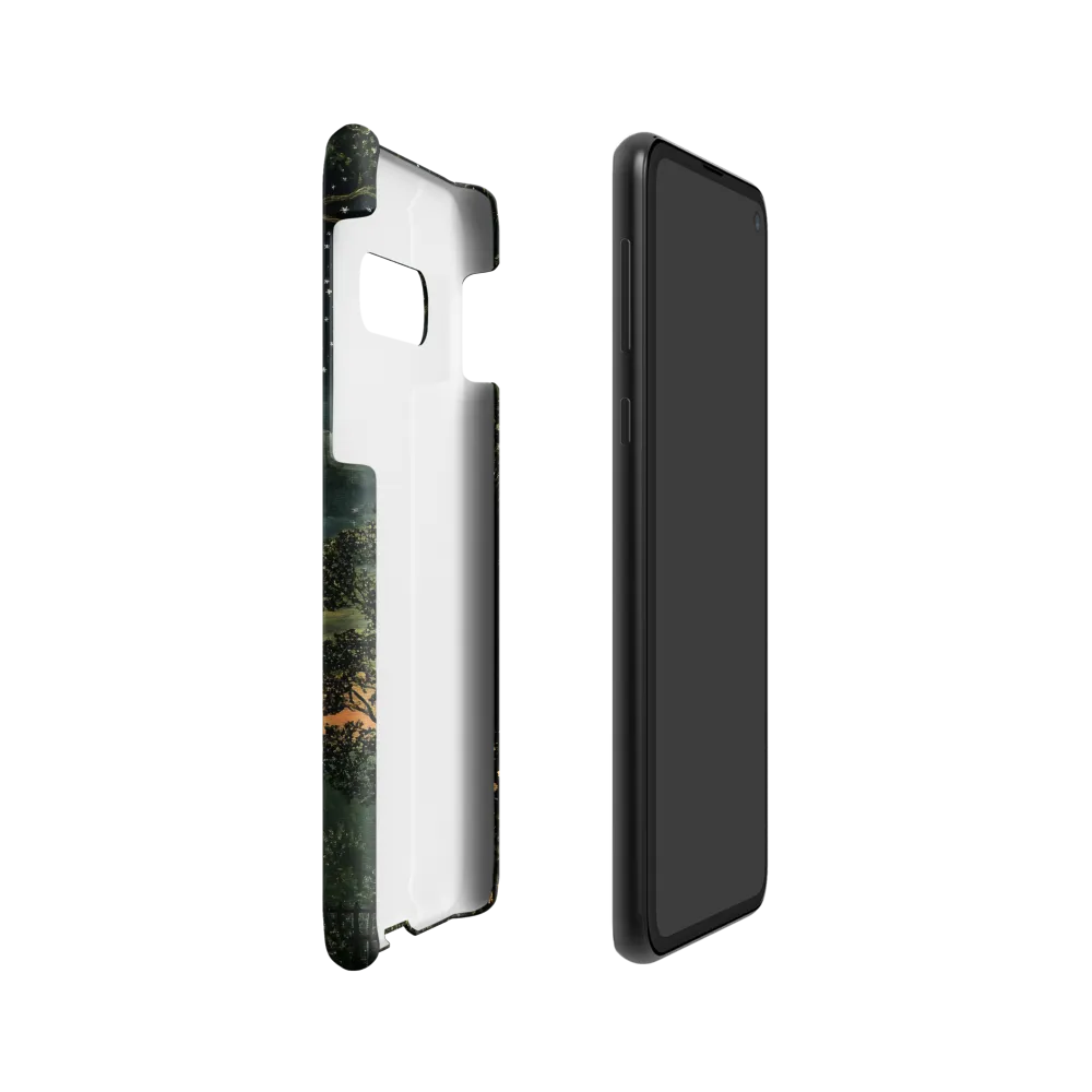 Mystical Nightscape Under the Full Moon | Phone Case |  S10e | Snap Case | Matte