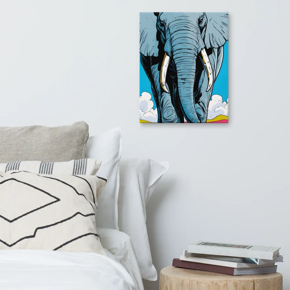Majestic Presence: The Elephant | Canvas | 16″×20″