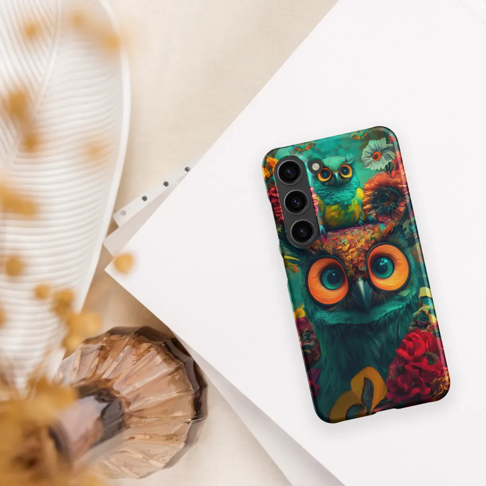 Majestic Harmony: The Floral Owl
