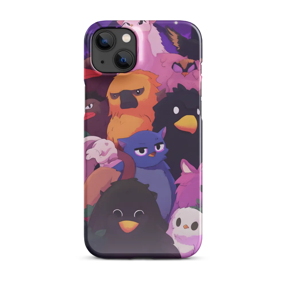 Whimsical Avian Gathering