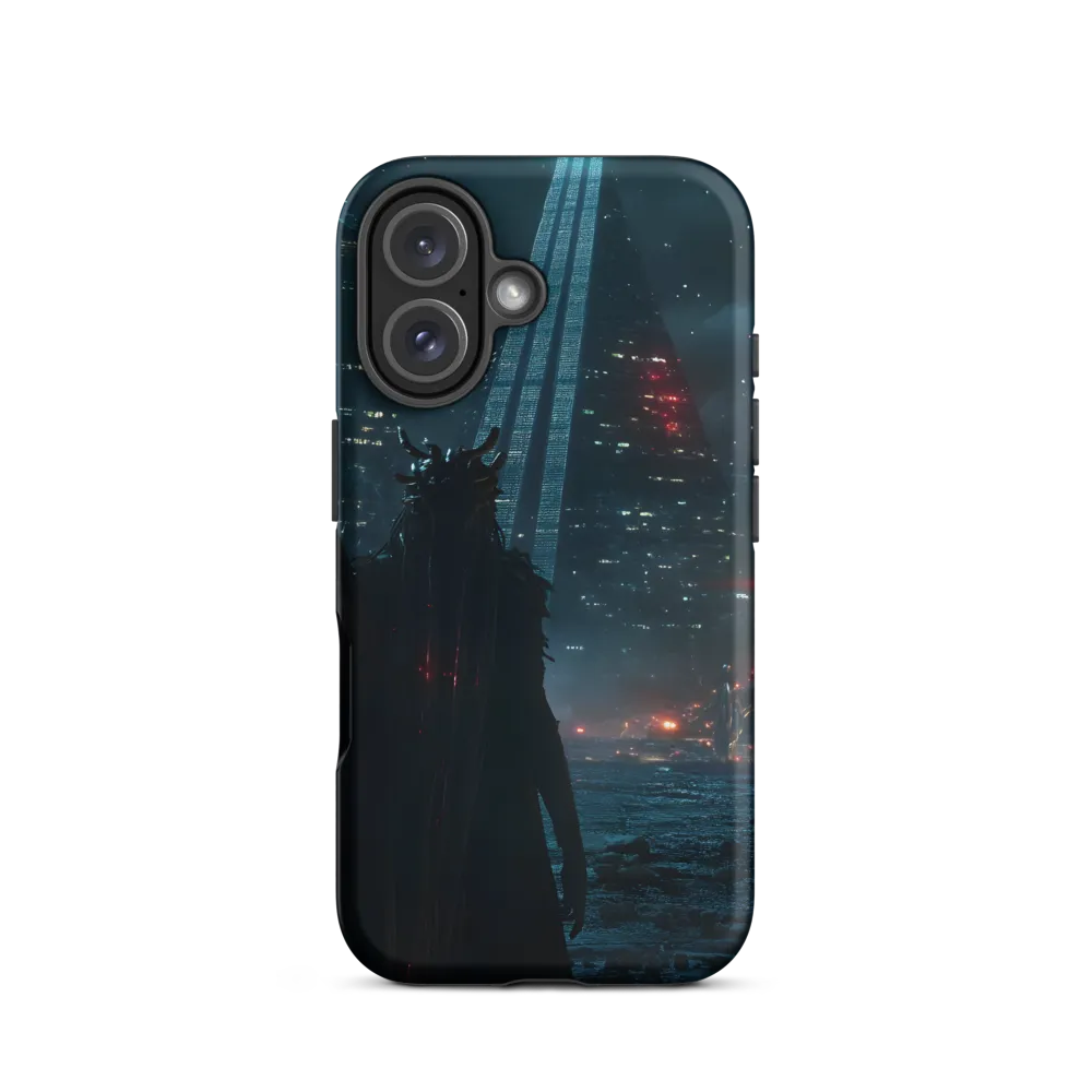 The Guardian of the Neon City | Phone Case