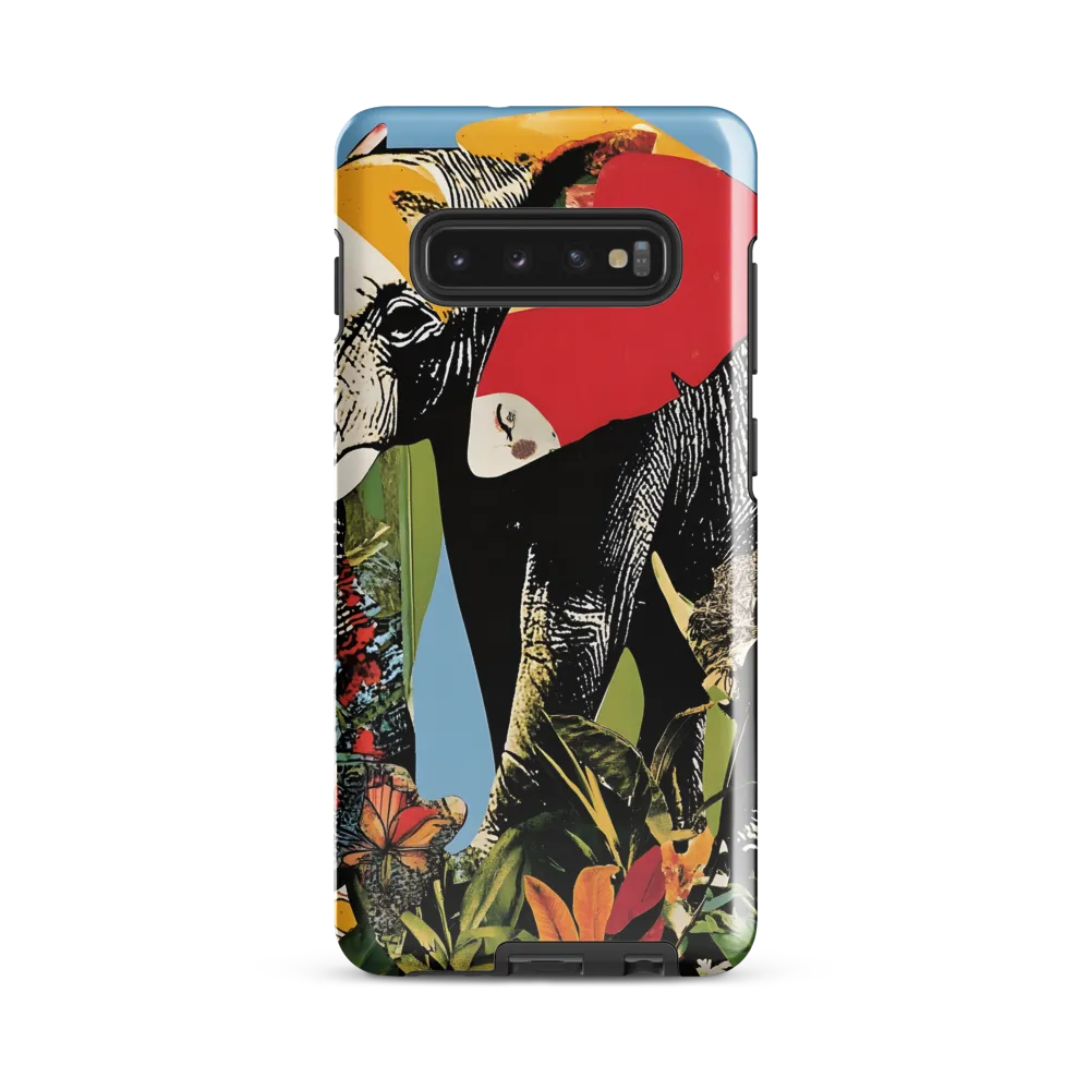 Harmony of Nature: The Elephant's Embrace | Phone Case |  S10 Plus | Tough Case | Glossy