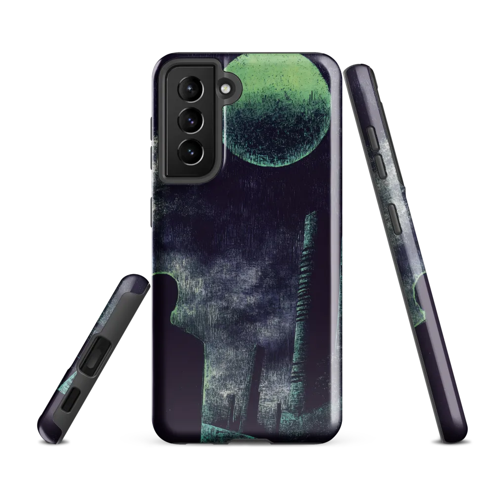 Lunar Solitude | Phone Case |  S21 FE | Tough Case | Glossy
