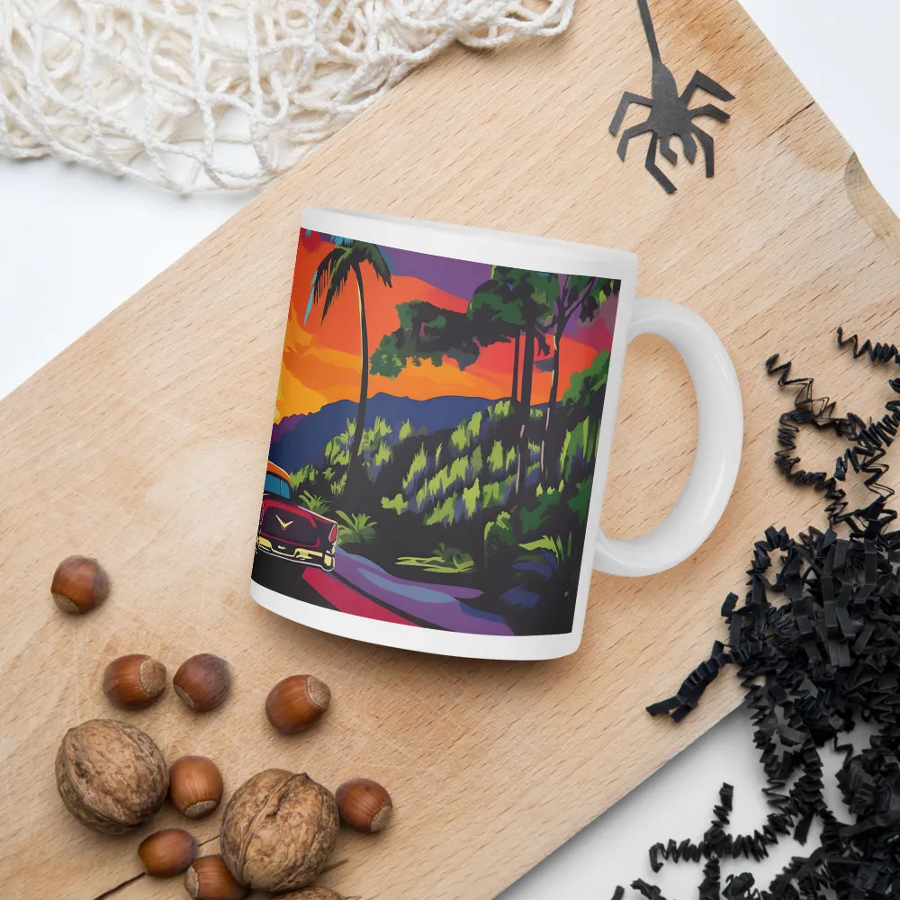 Sunset Drive | Mugs | Multiple Sizes & Colors