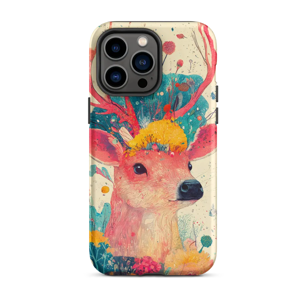 Whimsical Harmony: A Deer in Bloom