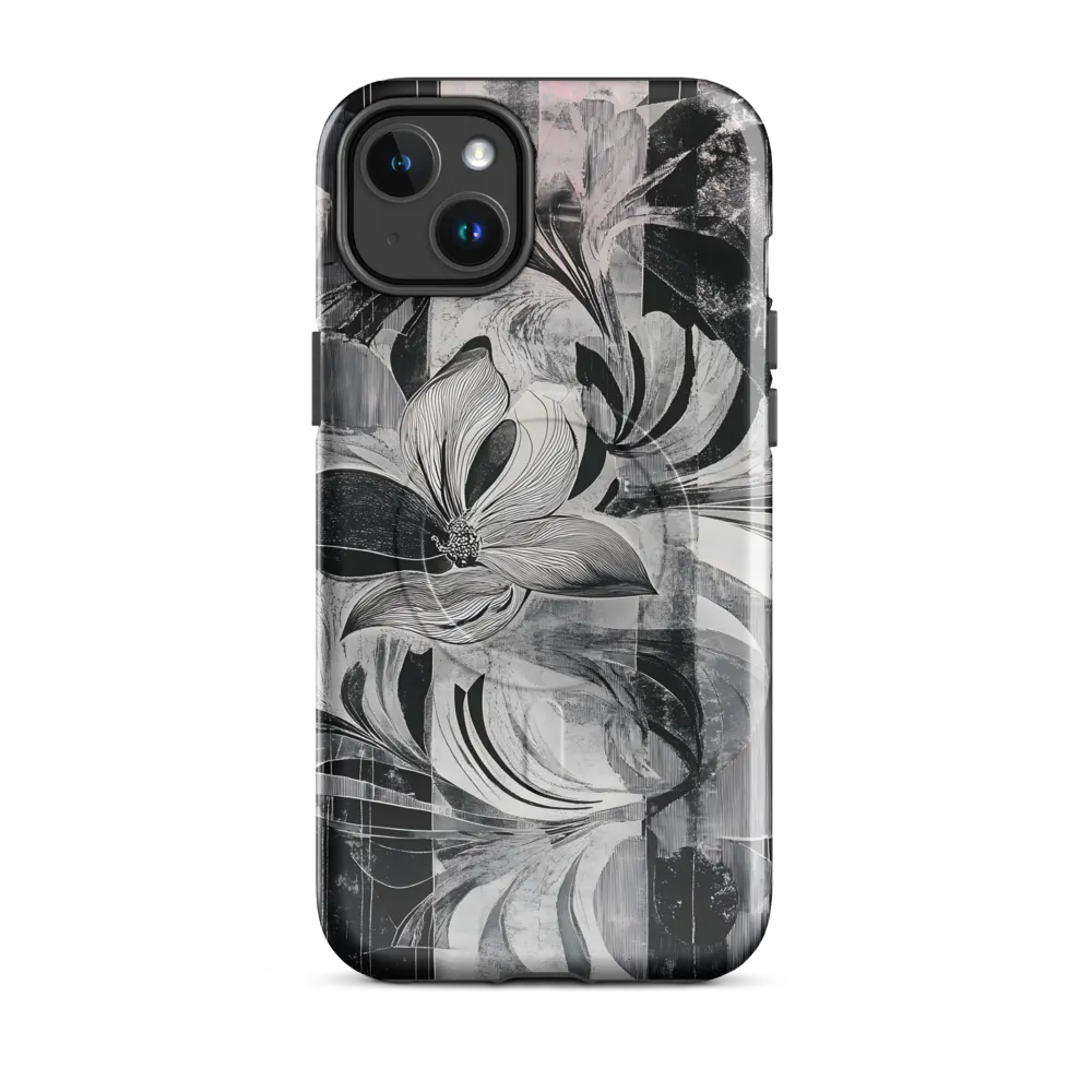Floral Fusion in Monochrome