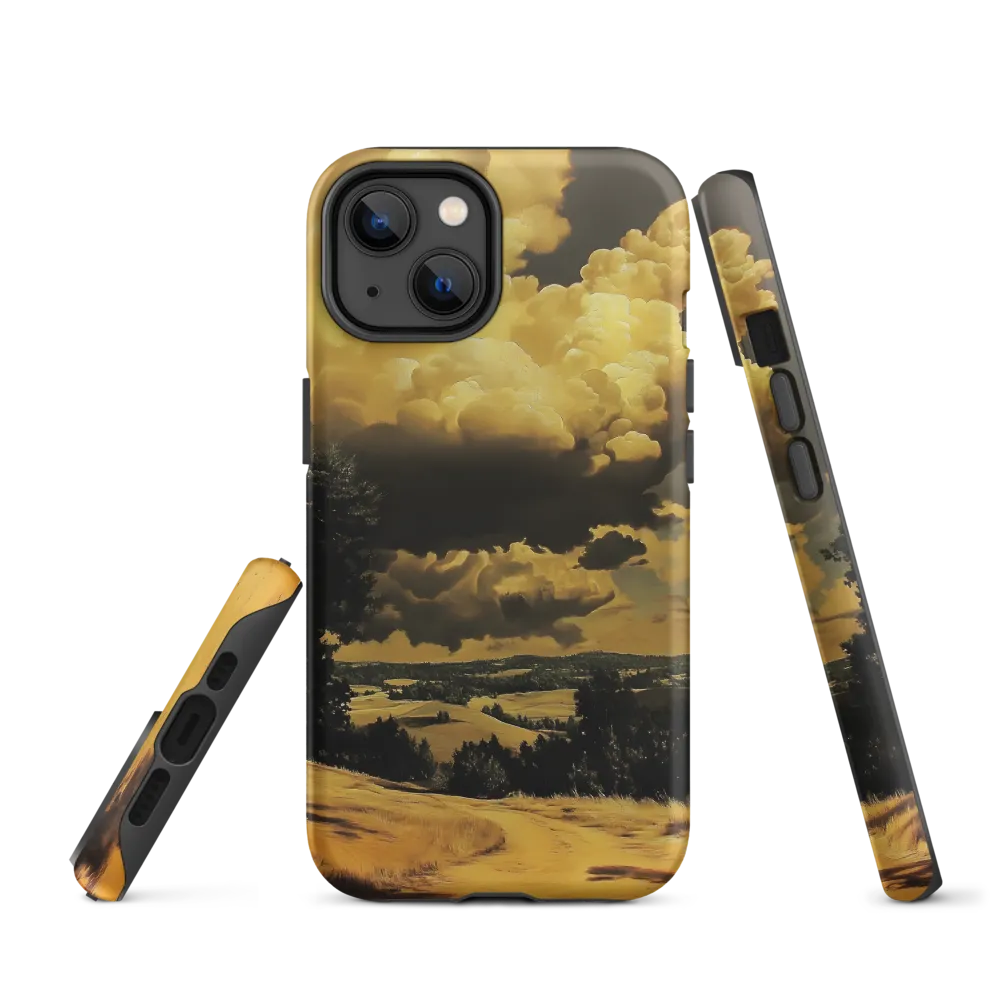 Golden Serenity in the Landscape | Phone Case |  14 | Tough Case | Matte