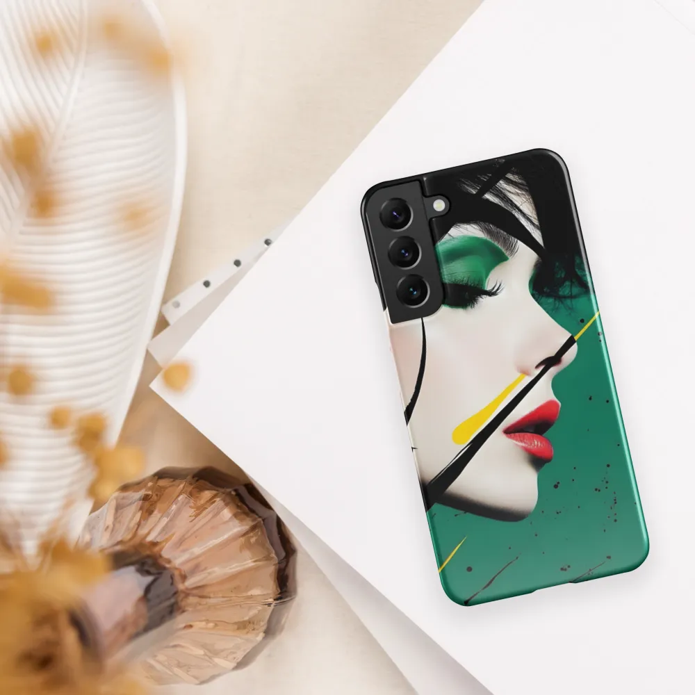 Emerald Profile with Ink and Yellow Accent