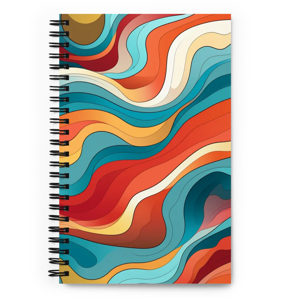 Fluid Harmony | Spiral Notebook