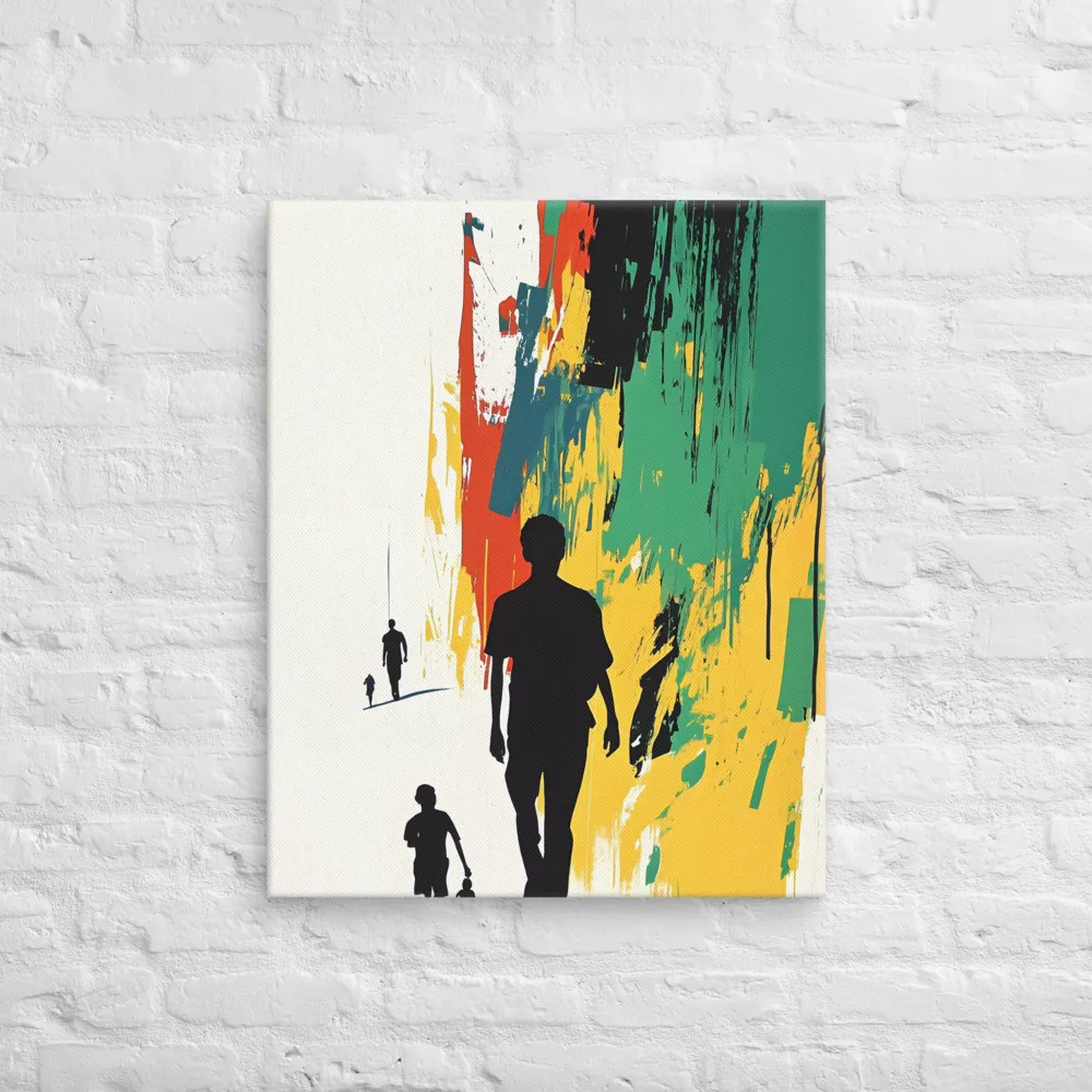Journey of Silhouettes | Canvas | 24″×30″