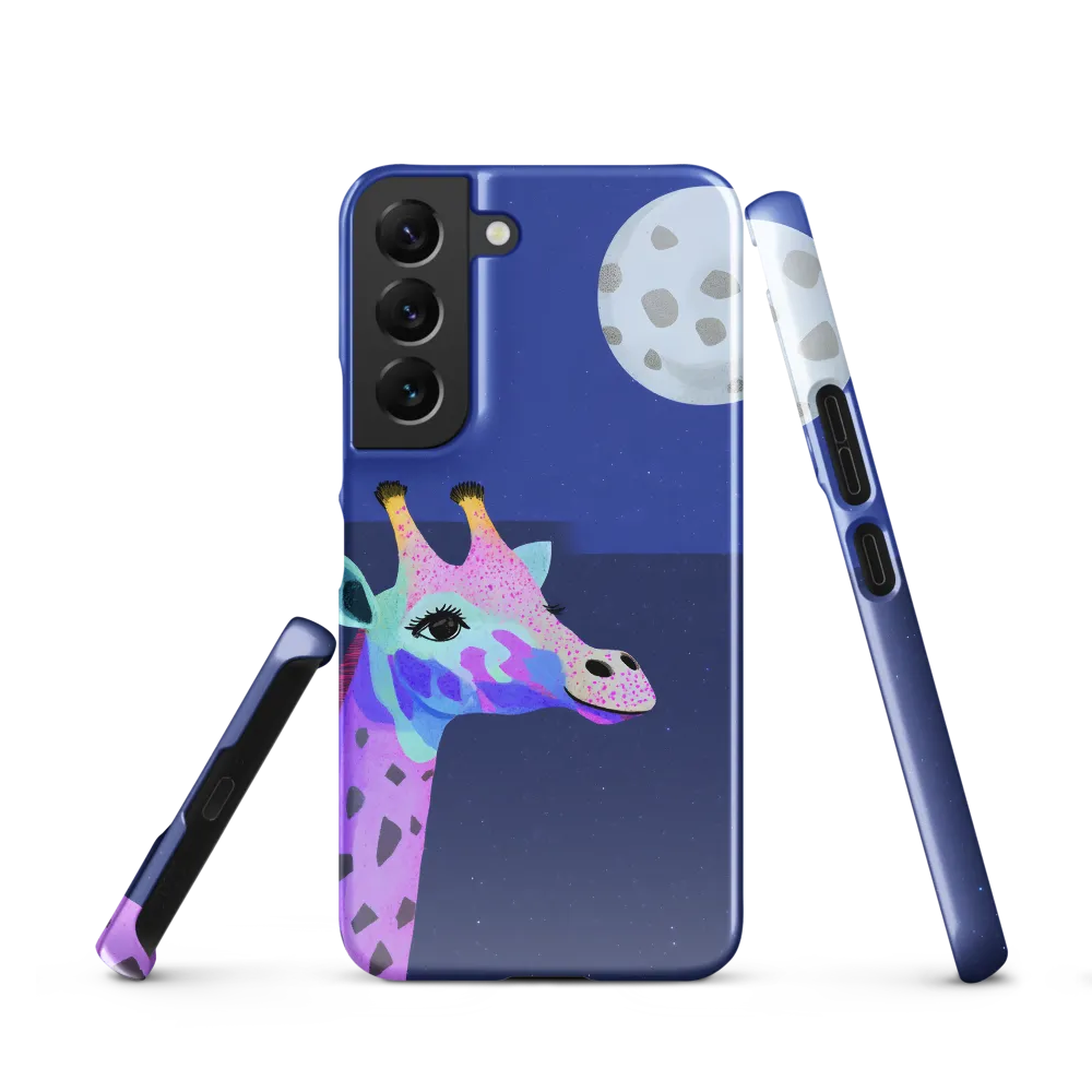 Whimsical Giraffe Under the Stars