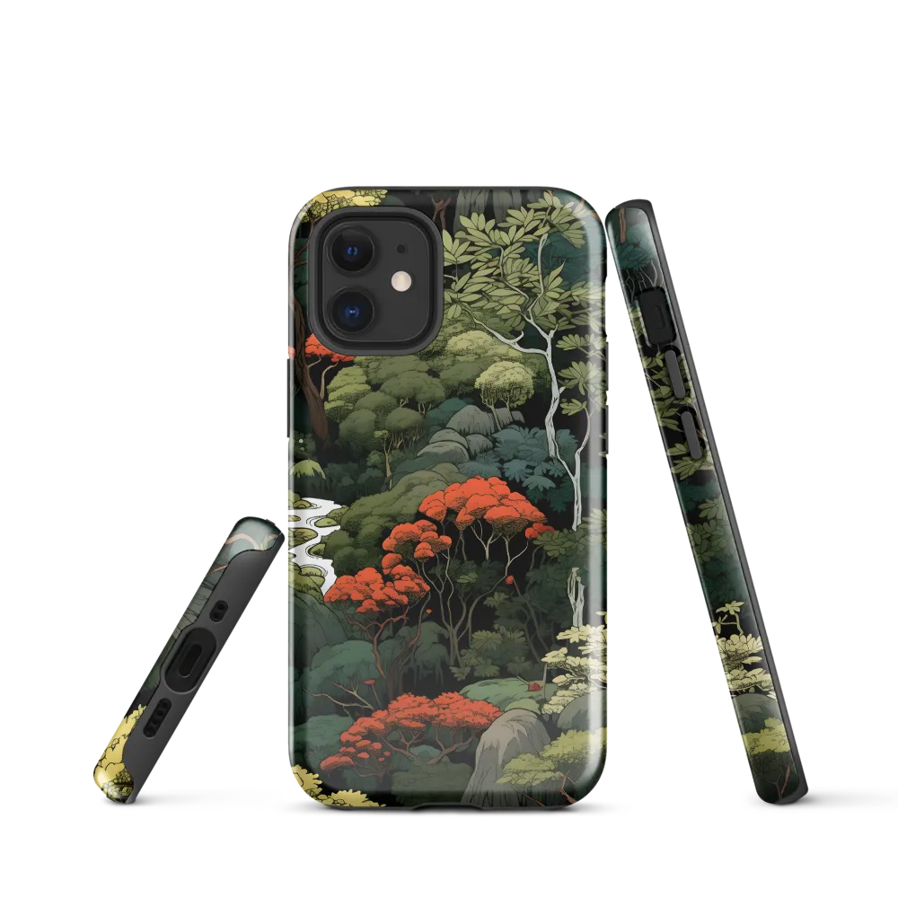 Whispers of the Forest | Phone Case |  12 mini | Tough Case | Glossy