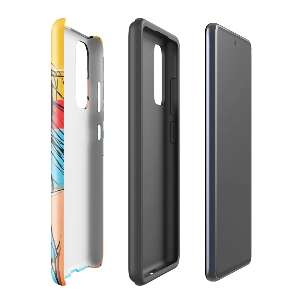 Vibrant Portrait of Modern Youth | Phone Case |  S20 FE | Tough Case | Glossy