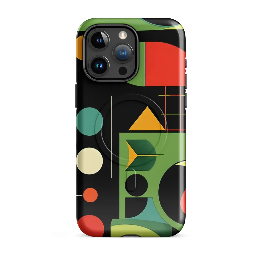 Geometric Harmony | Phone Case |  15 Pro Max | MagSafe® Tough Case | Glossy