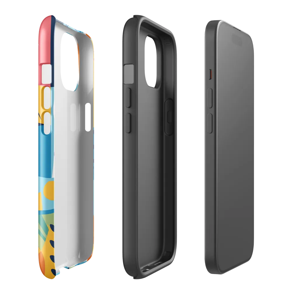Vibrant Geometric Visage
