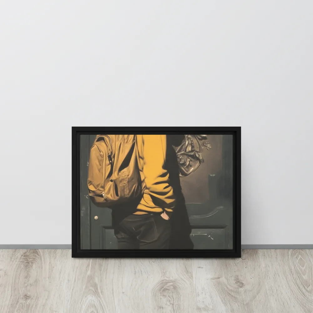 Silent Reflection | Canvas with Black Frame | 12″×16″