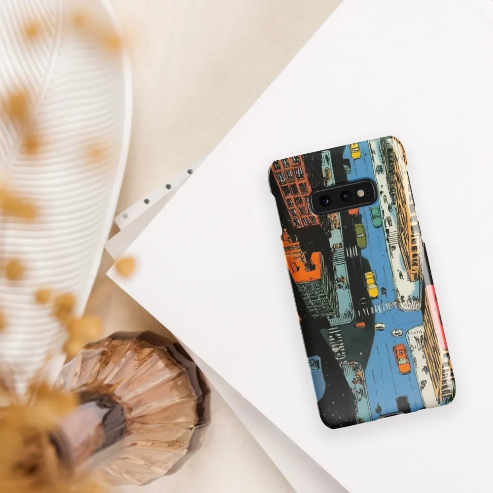 Urban Pulse: A Day in the City | Phone Case |  S10e | Snap Case | Glossy