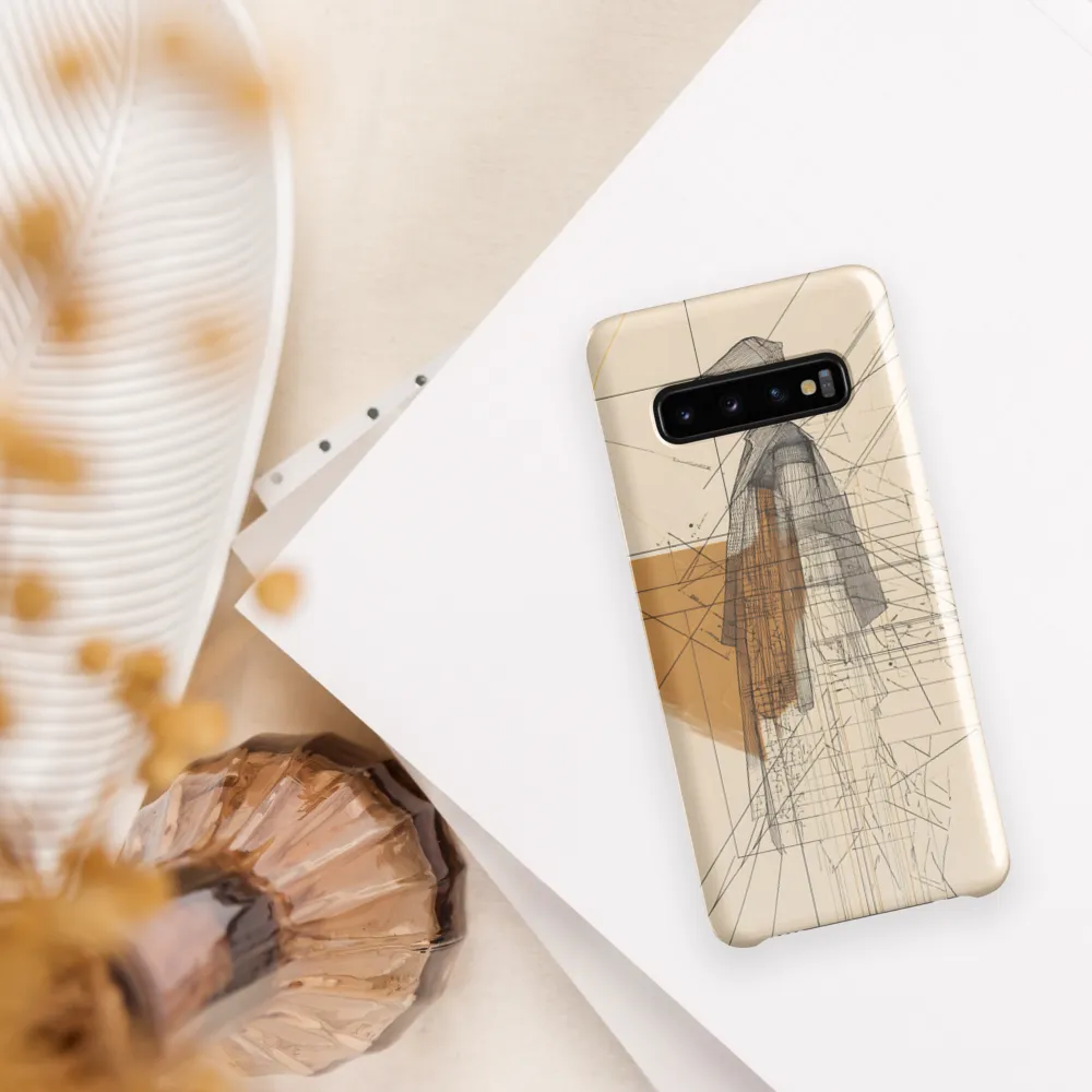 Abstract Profile: A Minimalist Exploration | Phone Case |  S10 | Snap Case | Glossy
