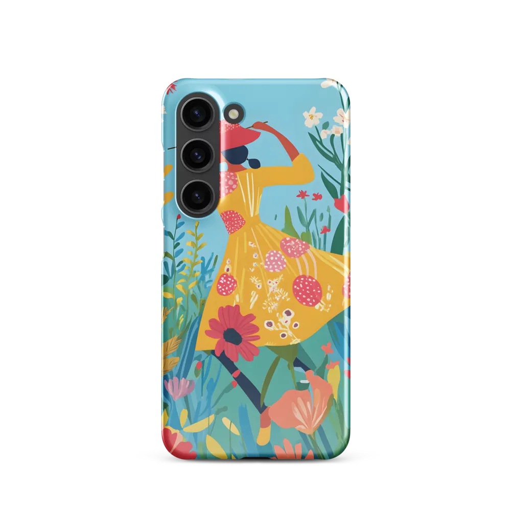 Dancing Among Blossoms | Phone Case |  S23 | Snap Case | Glossy